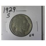 1929-S Buffalo Nickel