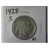 1928-S Buffalo Nickel