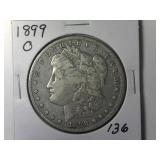 1899-O Morgan Silver Dollar