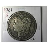 1901-S Morgan Silver Dollar