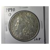 1890-O Morgan Silver Dollar