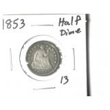 1853 Half Dime