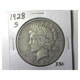 1928-S Peace Silver Dollar