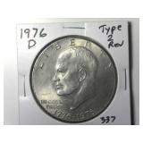 1976-D Type 2 Rev Ike Dollar