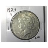 1923-S Peace Silver Dollar