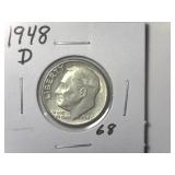 1948-D Roosevelt Dime