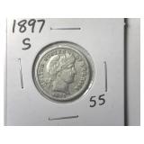 1897-S Barber Dime