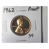 1962 Proof Lincoln Cent