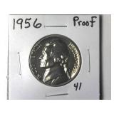 1956 Proof Jefferson Nickel