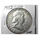 1952 Franklin Half Dollar