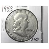 1953 Franklin Half Dollar