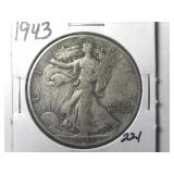 1943 Walking Liberty Half Dollar
