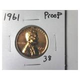 1961 Proof Lincoln Cent