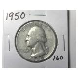 1950 Washington Quarter