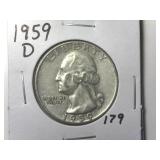 1959-D Washington Quarter