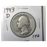 1943-D Washington Quarter