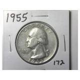 1955 Washington Quarter