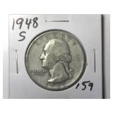 1948-S Washington Quarter