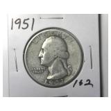 1951 Washington Quarter