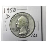 1950-D Washington Quarter