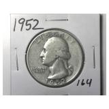 1952 Washington Quarter