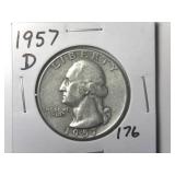 1957-D Washington Quarter