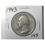 1943 Washington Quarter