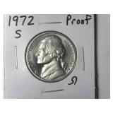 1972-S Proof Jefferson Nickel