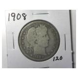 1908 Barber Quarter