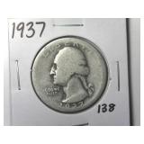 1937 Washington Quarter