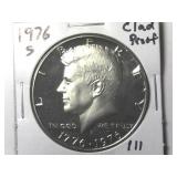 1976-S Clad Proof Kennedy Half Dollar