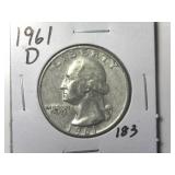 1961-D Washington Quarter