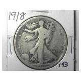 1918 Walking Liberty Half Dollar