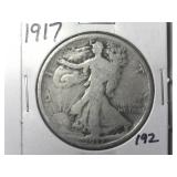 1917 Walking Liberty Half Dollar