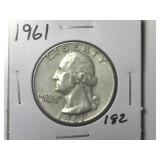 1961 Washington Quarter