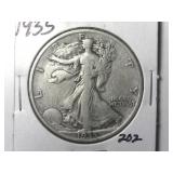 1935 Walking Liberty Half Dollar