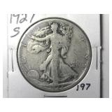 1927-S Walking Liberty Half Dollar