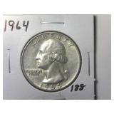 1964 Washington Quarter