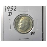 1952-D Roosevelt Dime