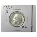 1961-D Roosevelt Dime
