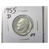 1955-D Roosevelt Dime