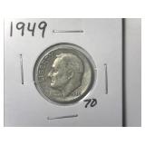 1949 Roosevelt Dime