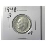 1948-S Roosevelt Dime
