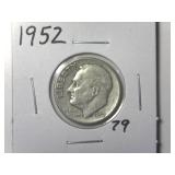1952 Roosevelt Dime