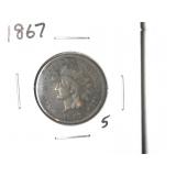 1867 Indian Head Cent