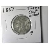 1867 Three Cent Nickel