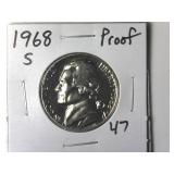 1968-S Proof Jefferson Nickel