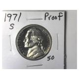 1971-S Proof Jefferson Nickel