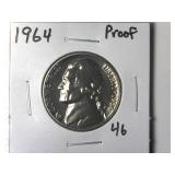 1964 Proof Jefferson Nickel