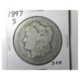1897-S Morgan Silver Dollar